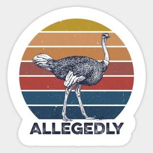 Allegedly Sticker
